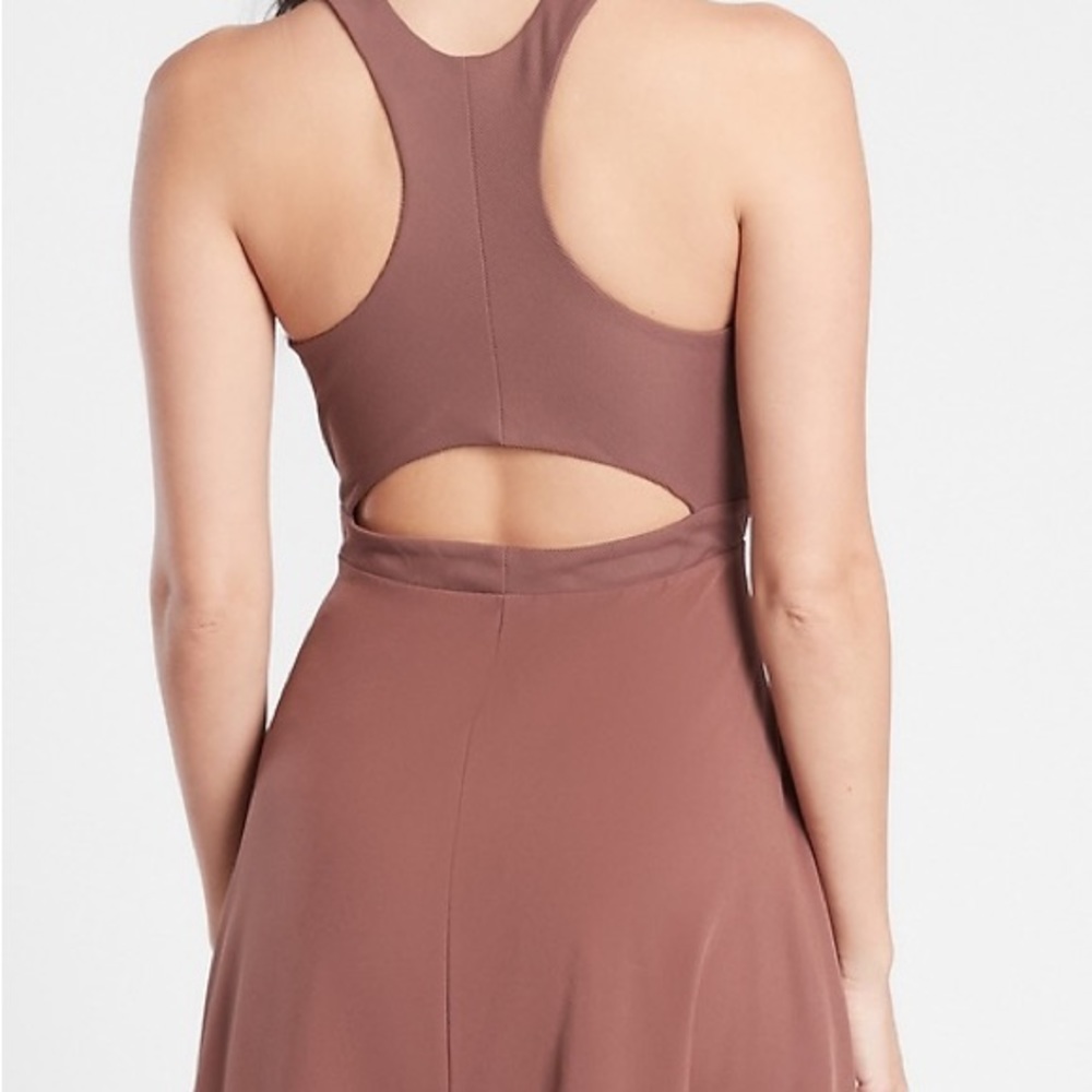 NWT Athleta Winona Midi Support Dress Mauve XXS